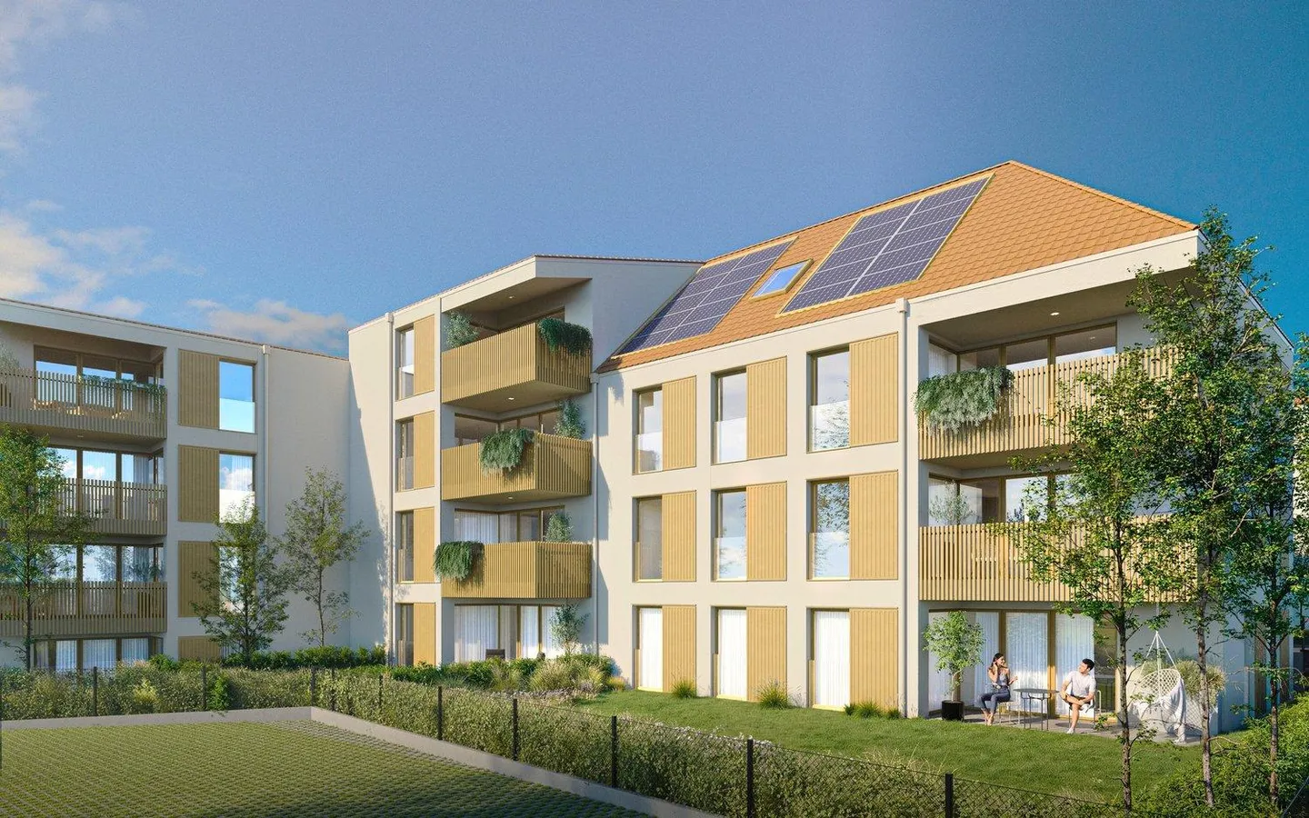 Nuovo progetto - Appartamento di 4.5 locali al 1° piano (lotto G) - Standard Minergie-P - Foto 1 di 6