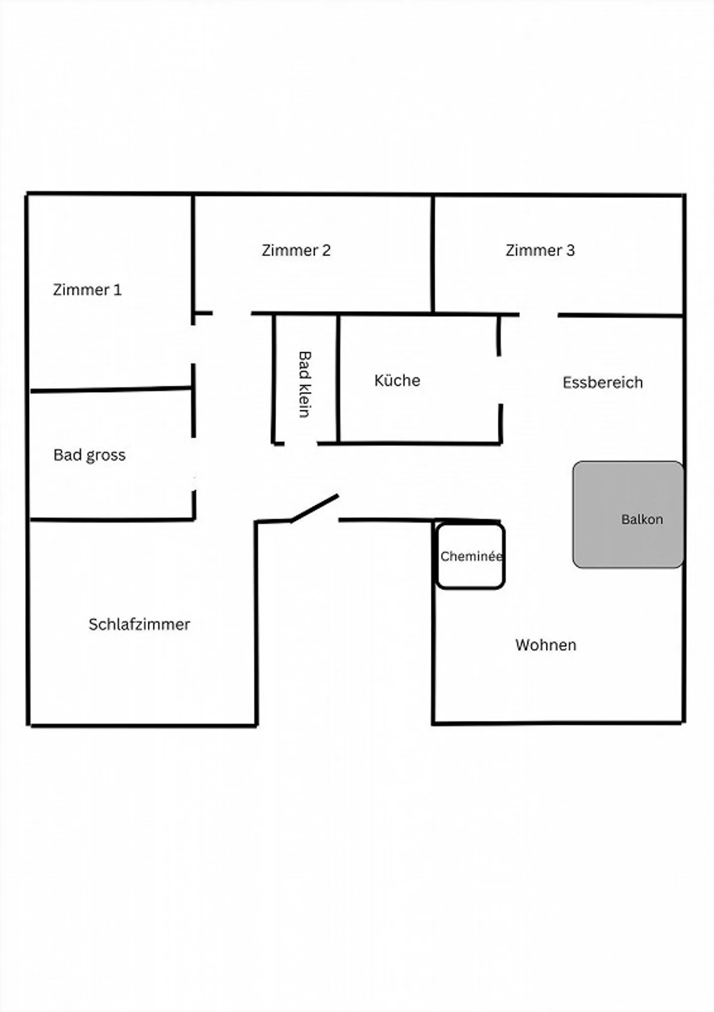 Wunderschöne Dachwohnung mit Cheminée, ruhig und doch zentral. - Foto 18 von 18