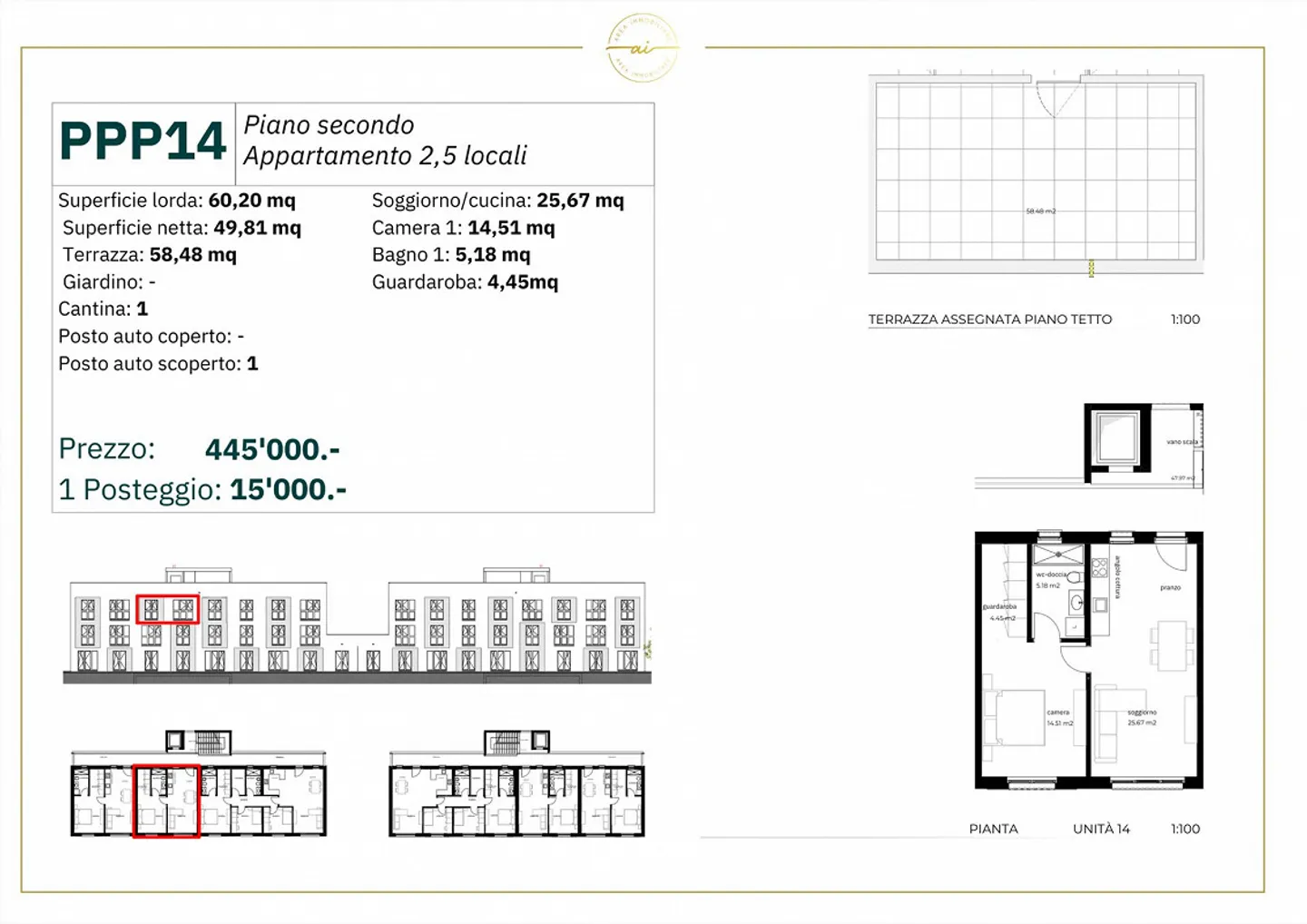 Appartamenti moderni 2.5 - Foto 12 di 13