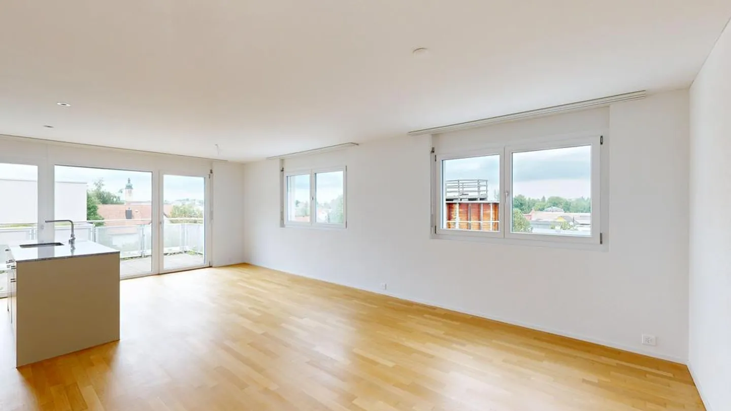 Charmante, lumineuse appartement en attique avec grande terrasse - Photo 3 sur 12
