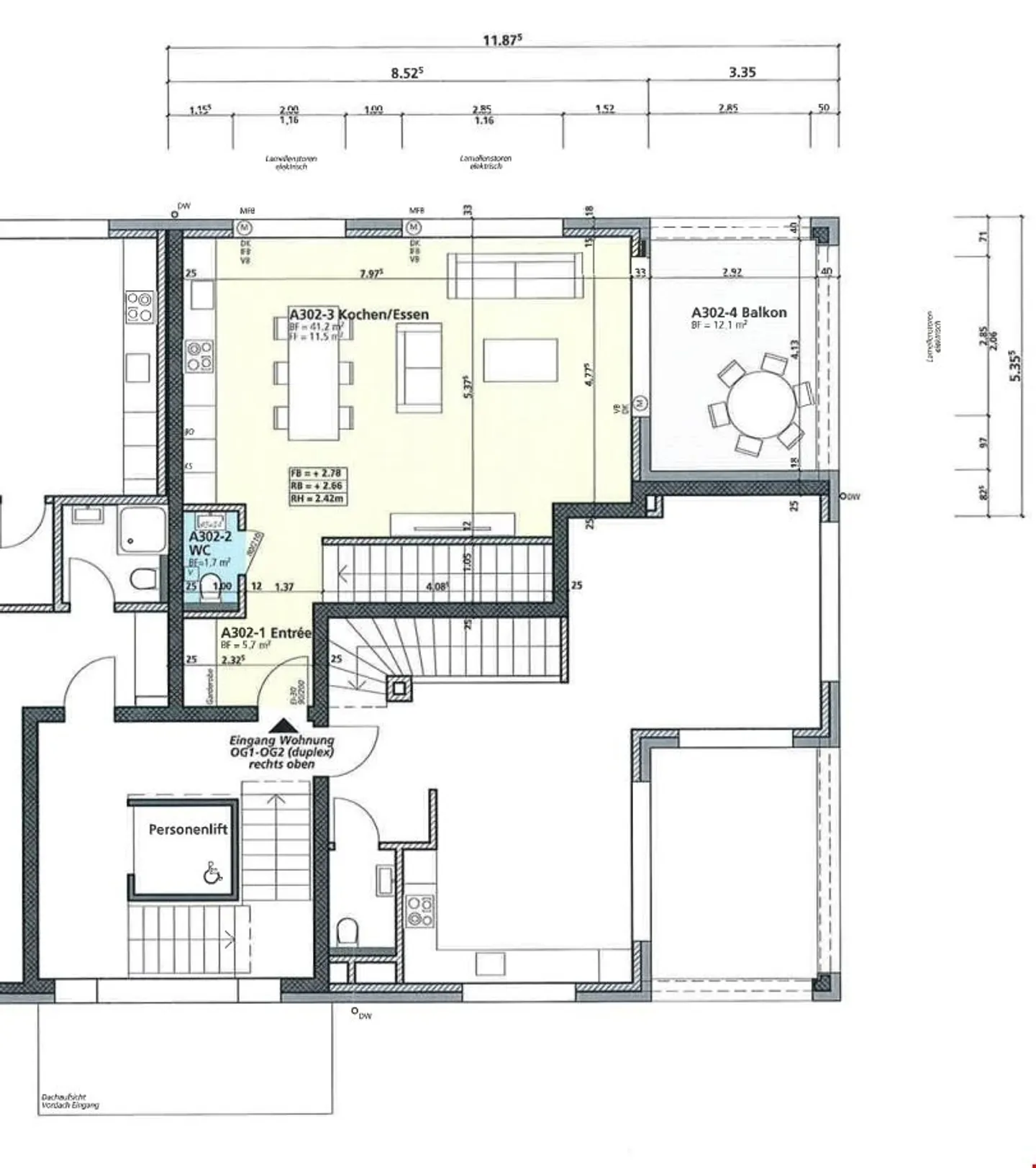 Moderno appartamento duplex di 4,5 stanze in affitto a Bösingen - Foto 11 di 13