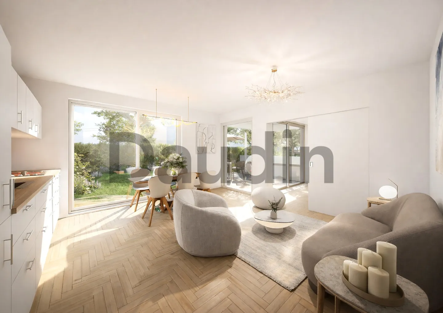 Appartement contemporain à Lancy - Photo 2 sur 3