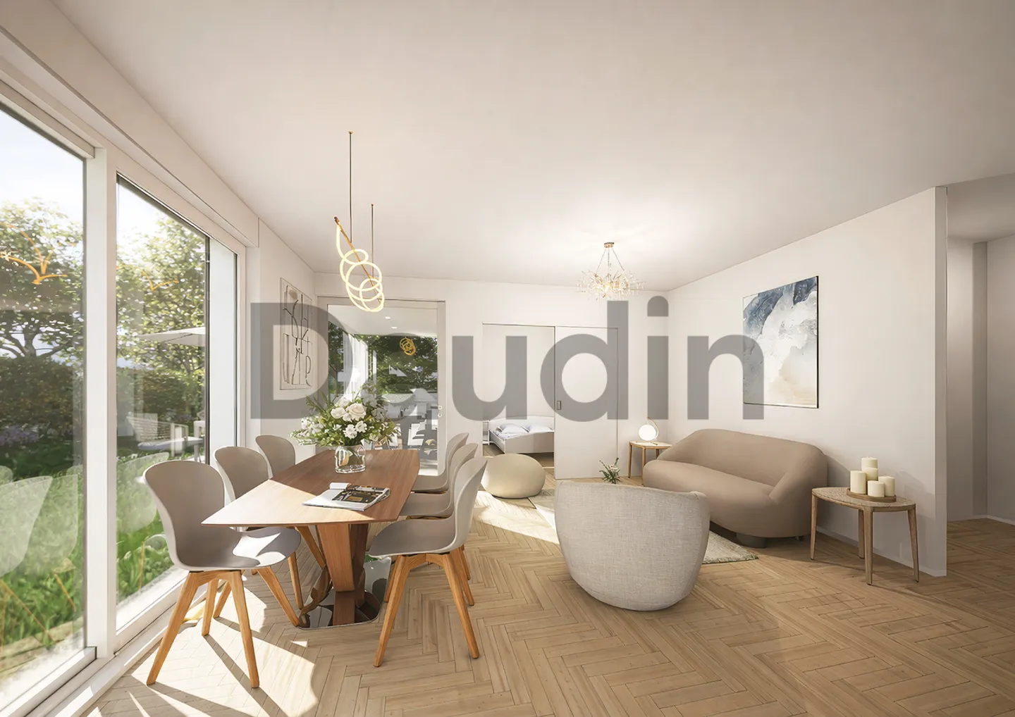 Appartement contemporain à Lancy - Photo 3 sur 3