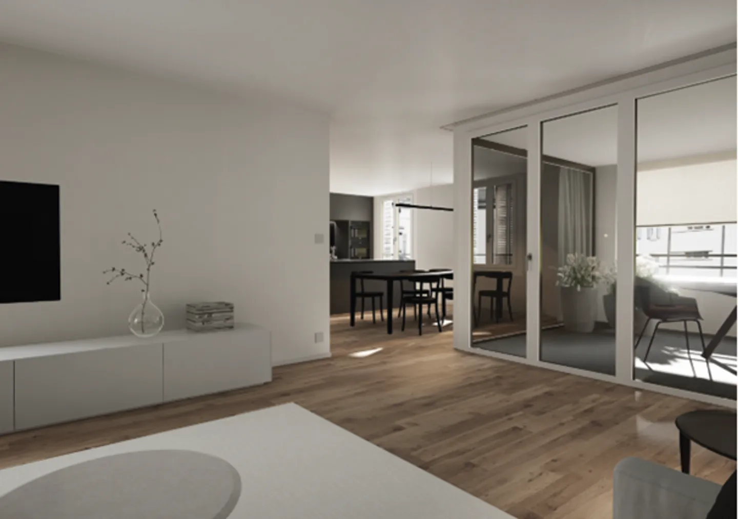 Grosszügige Wohnung in zentralem Glarus - Foto 3 von 5