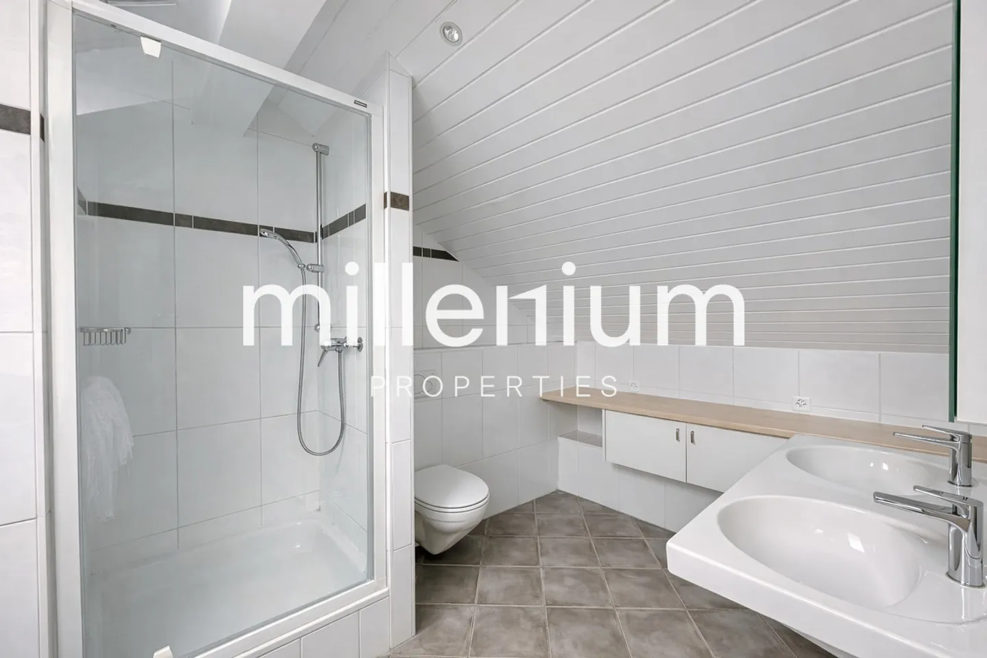 Außergewöhnliches renoviertes Duplex-Penthouse mit 6 Zimmern im Herzen von Carouge - Foto 10 von 11