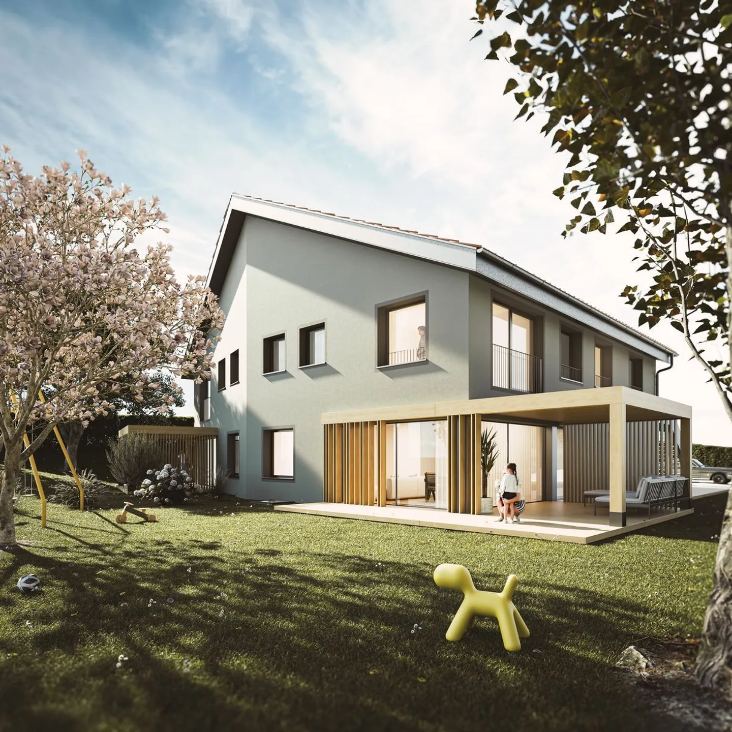 Contemporary Twin Villas in Crissier - Photo 1 of 3