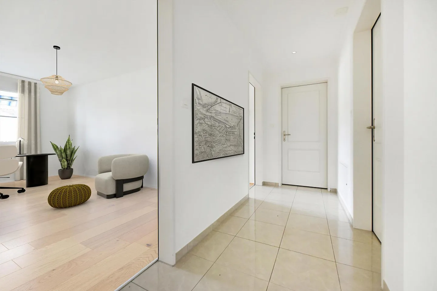 Appartamento elegante di 3,5 locali con balcone sud-ovest di 15 m² e giardino privato - Foto 9 di 16