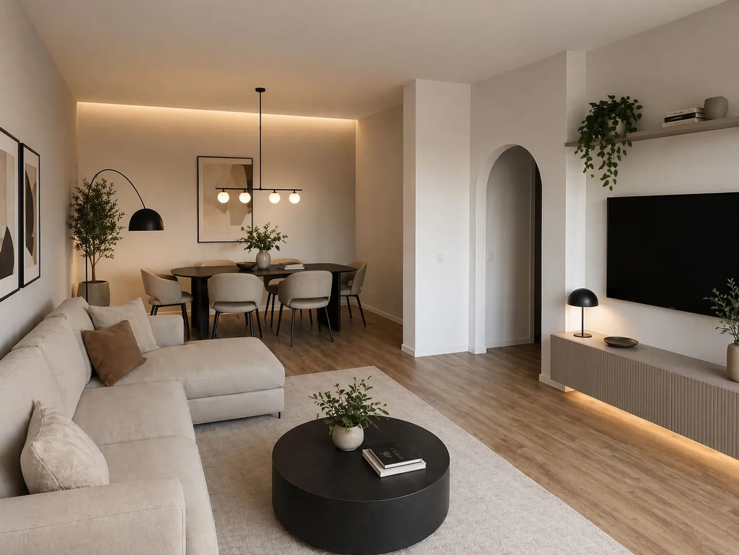 Stilvolles 4.5-Zimmer-Wohnung mit Garten - Foto 3 von 10