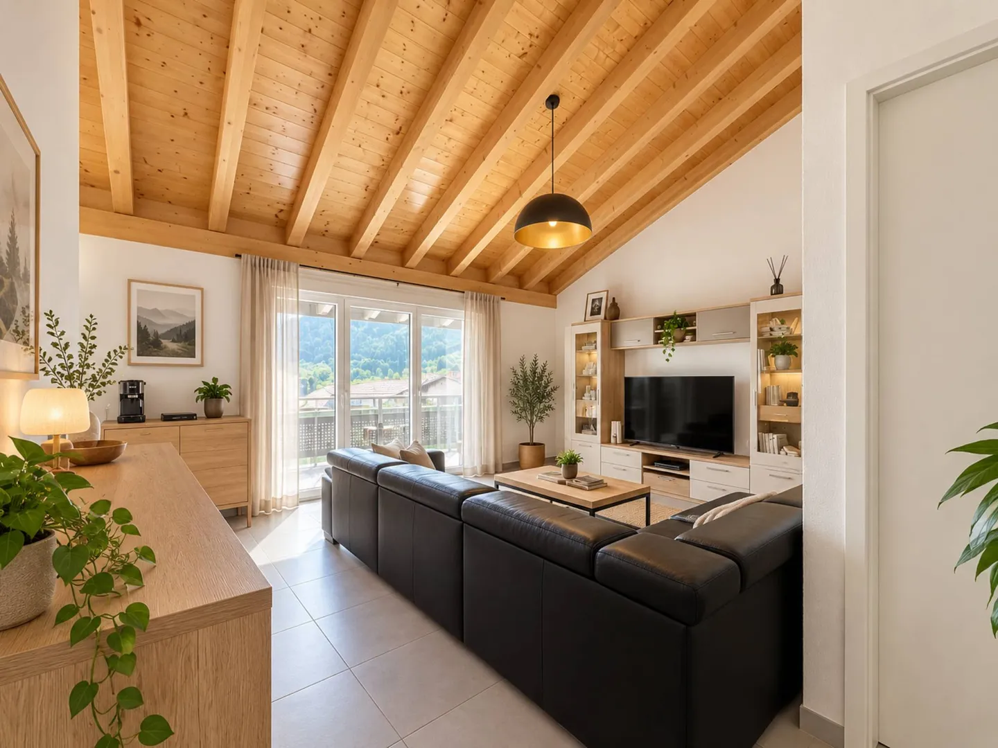 4,5-ZIMMER-ATELIER MIT BLICK AUF DIE BERGE - Foto 2 von 11