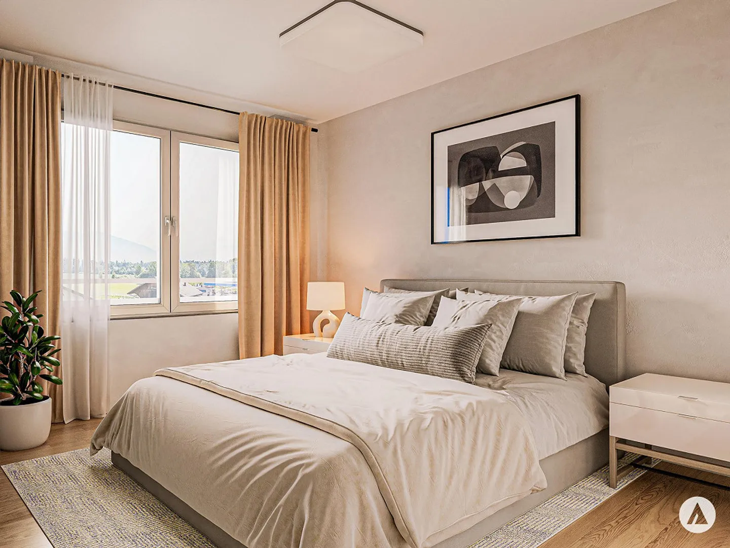 Modernes Apartment in Gwatt - Foto 1 von 13