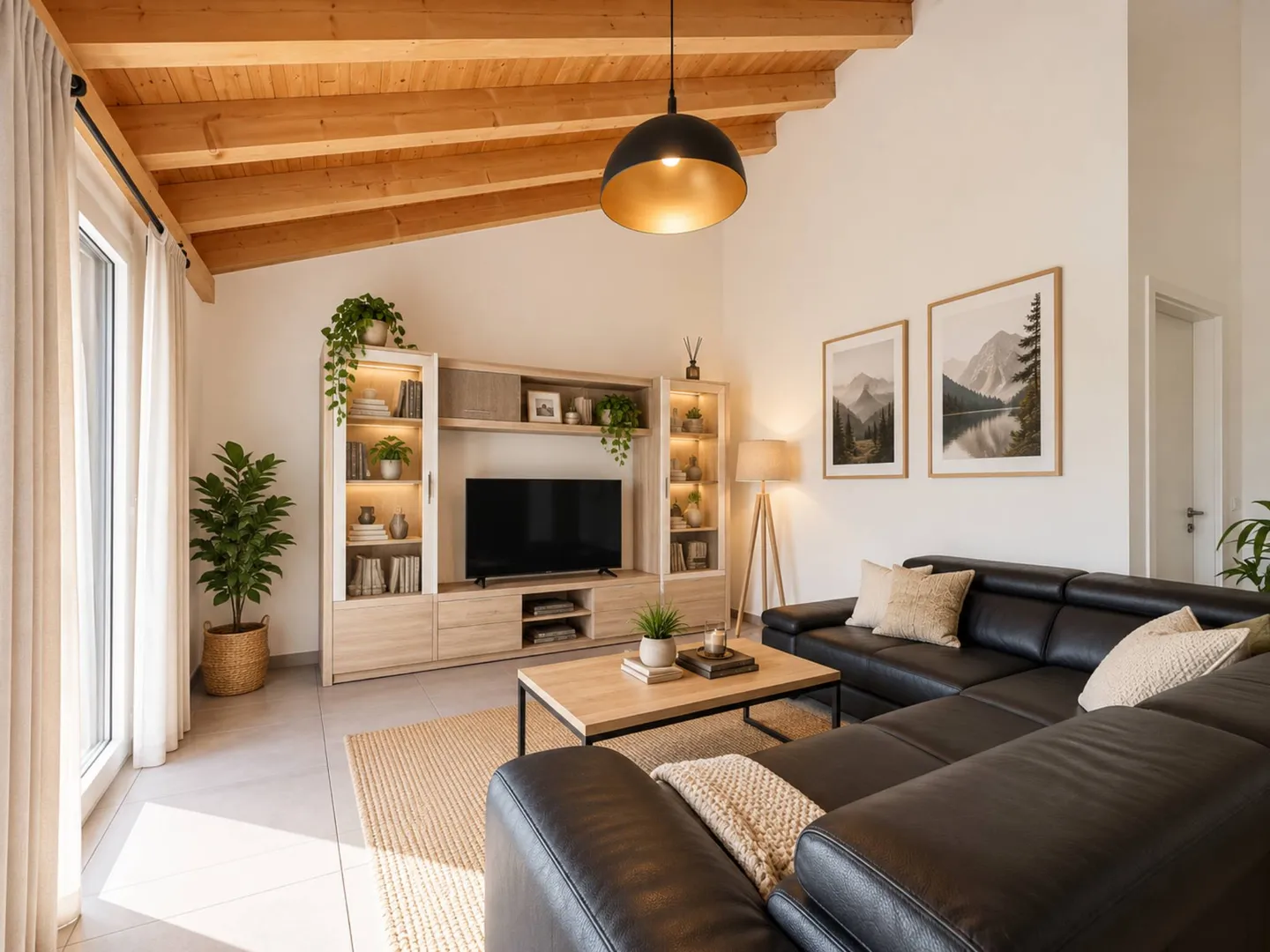 4,5-ZIMMER-ATELIER MIT BLICK AUF DIE BERGE - Foto 1 von 11