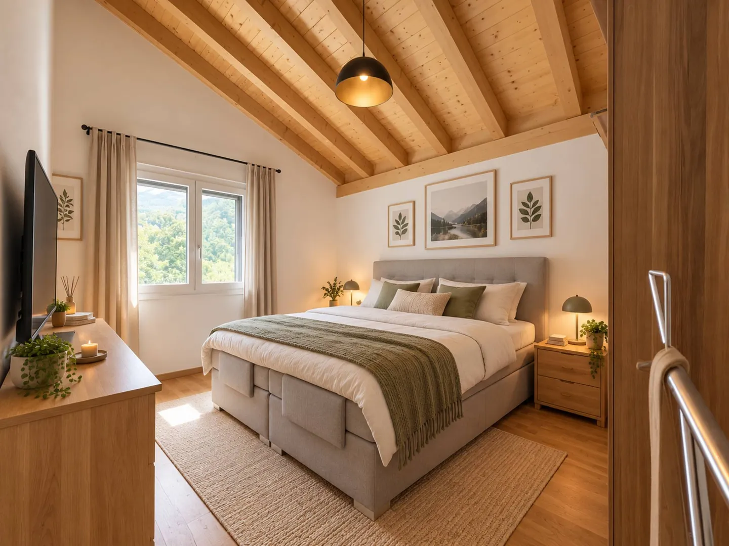 4,5-ZIMMER-ATELIER MIT BLICK AUF DIE BERGE - Foto 7 von 11