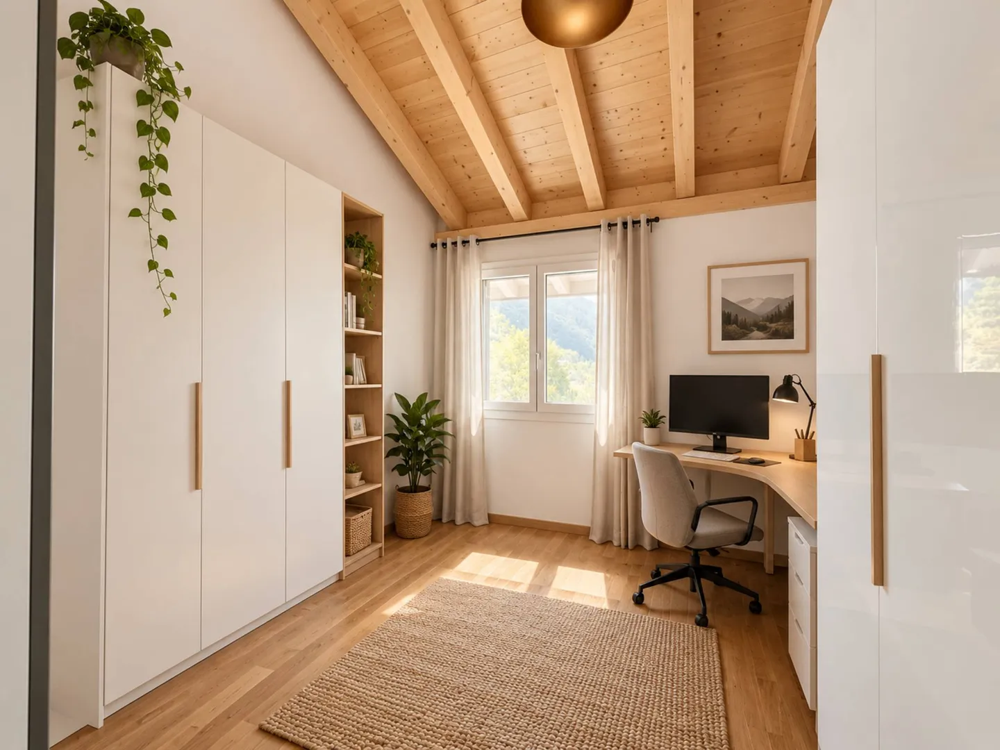 4,5-ZIMMER-ATELIER MIT BLICK AUF DIE BERGE - Foto 9 von 11