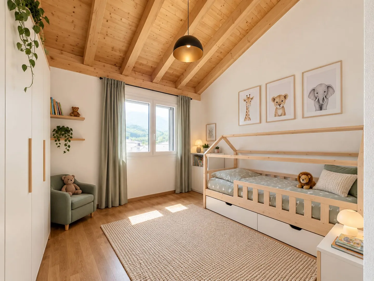 4,5-ZIMMER-ATELIER MIT BLICK AUF DIE BERGE - Foto 10 von 11