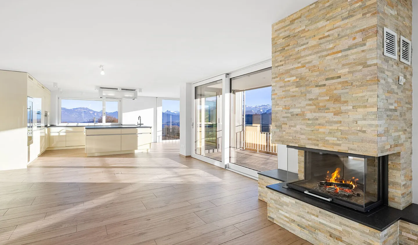 Exklusives Duplex mit Bergblick - Foto 2 von 6
