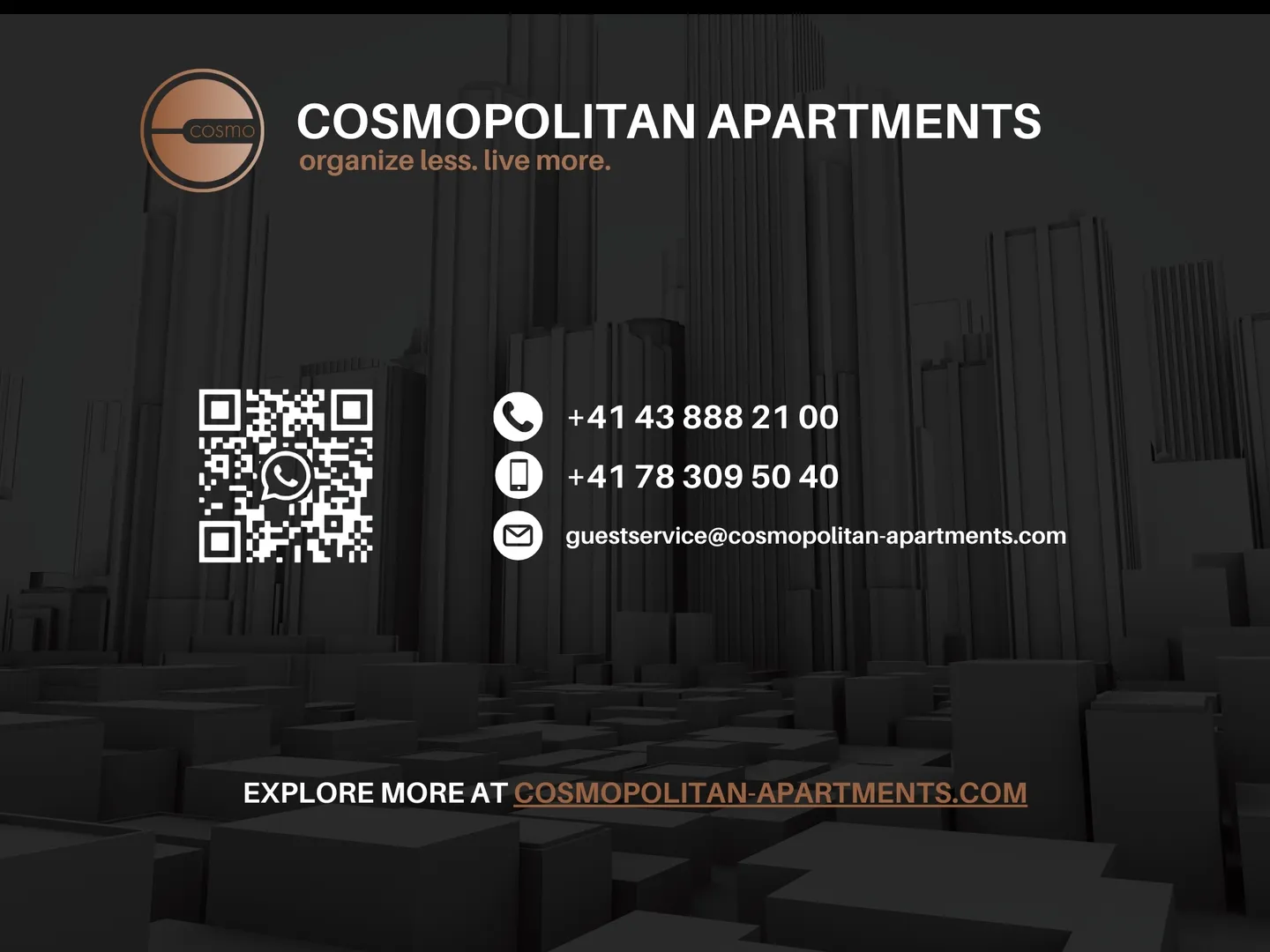 Stilvolles Boutique-Apartment in Zürich - Foto 19 von 19