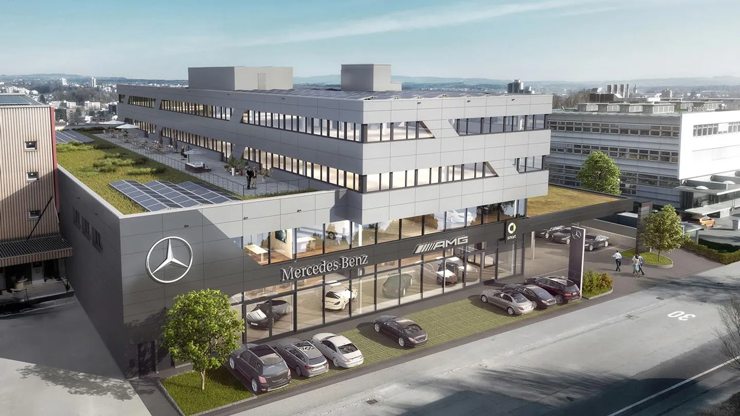 Espace commercial de 220 m² avec terrasse dans le parc d'activités Reussegg Luzern Nord - Photo 1 sur 7