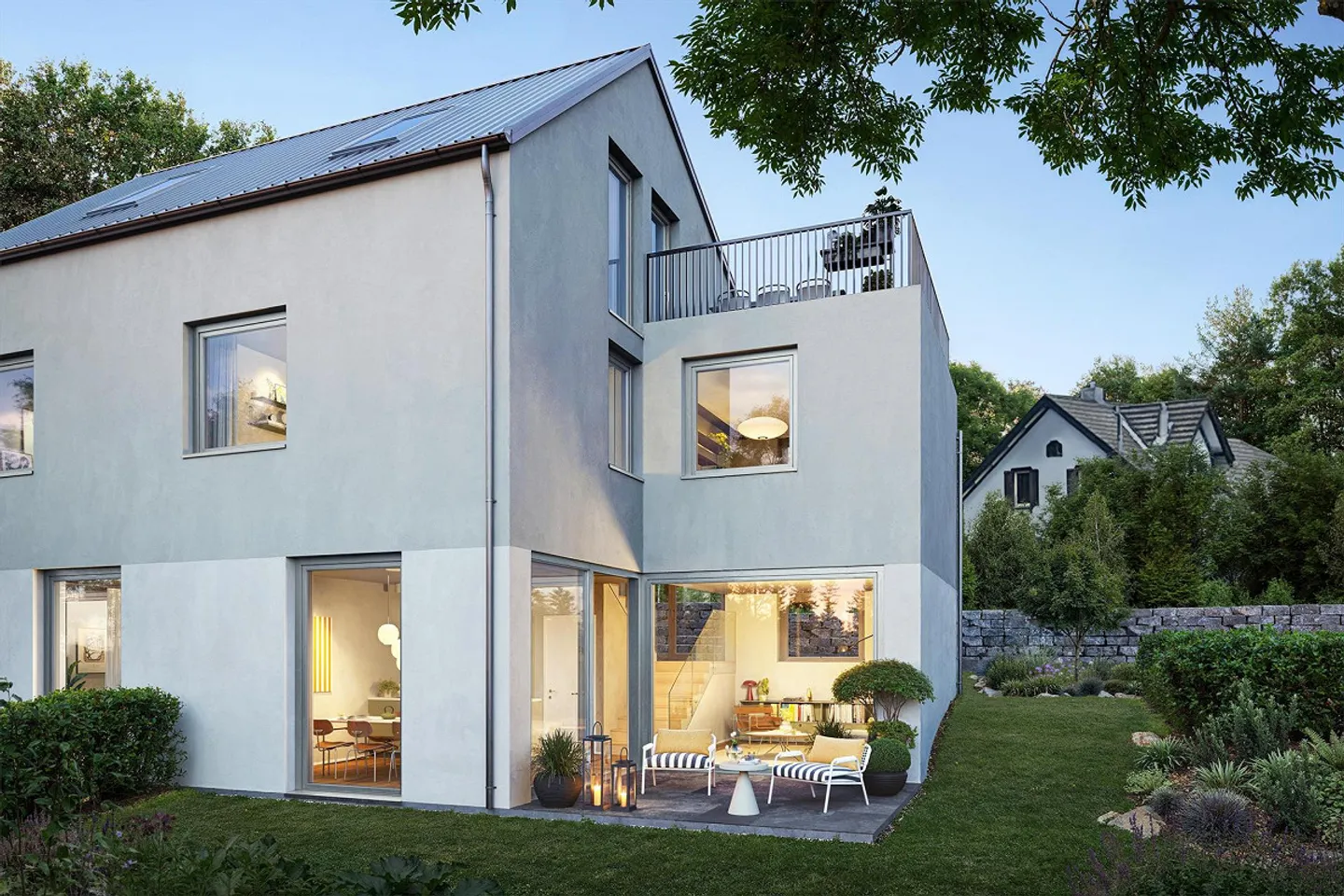 New Construction: Semi-Detached House in Starrkirch-Wil - Photo 2 of 3