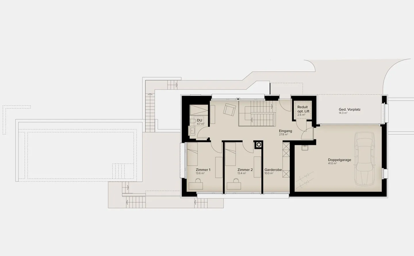 323 m² | Luxurious 6.5-Room Single-Family House with Pool - Photo 12 of 14