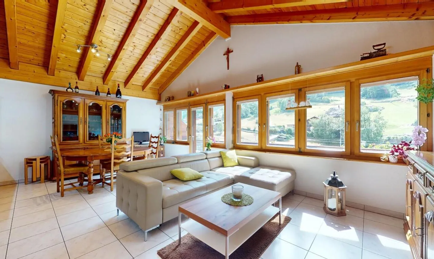 «4.5-Zimmer-Dachwohnung in St. Niklaus» - Foto 5 von 13
