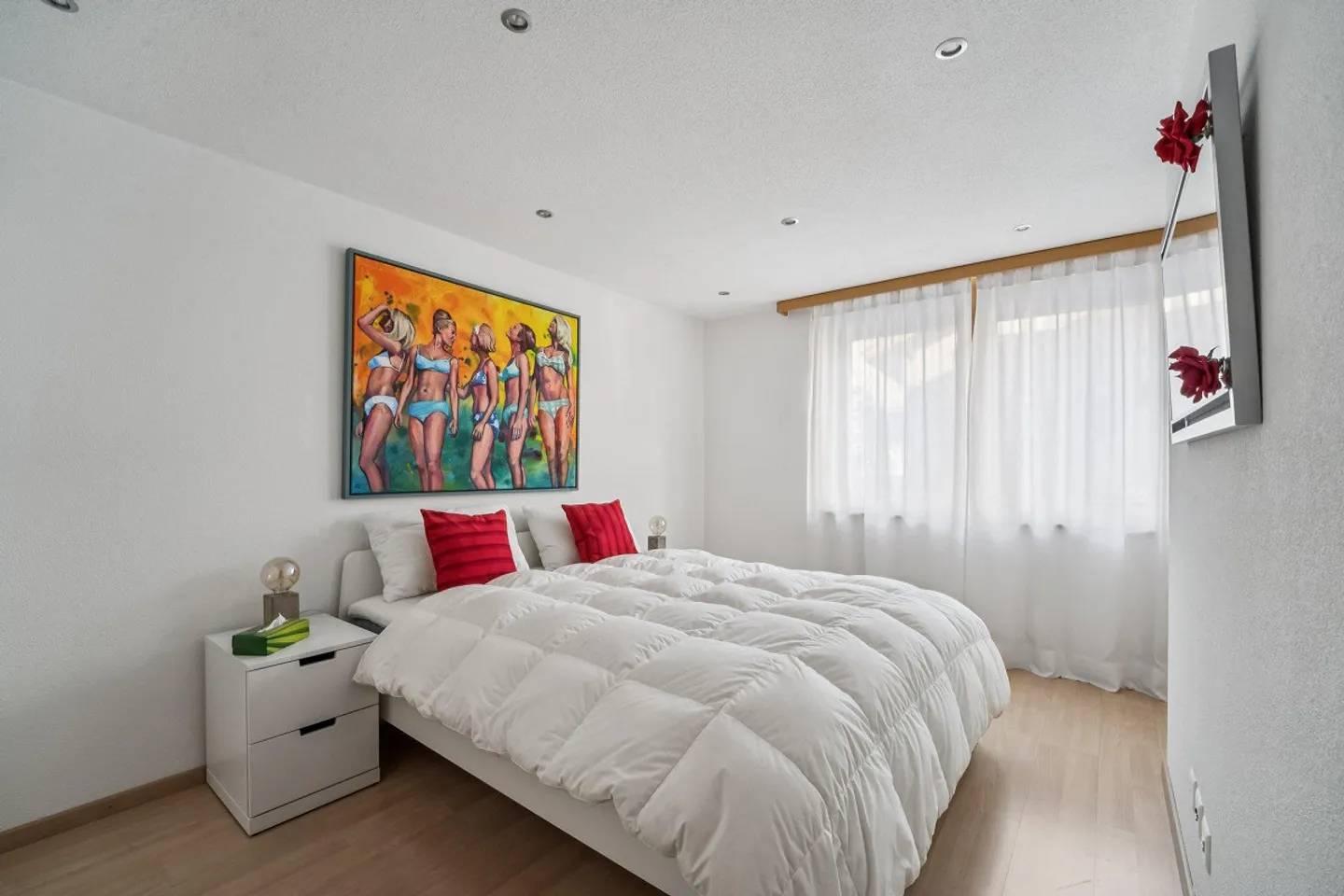 Appartement secondaire de 4,5 pièces situé au centre avec vue sur le Cervin - Photo 8 sur 11