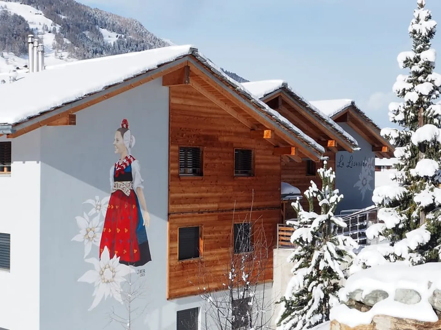 Magnifique appartement 3,5 pièces - balcon-terrasse-loggia - Evolène - 112 m2 - Photo 2 sur 11