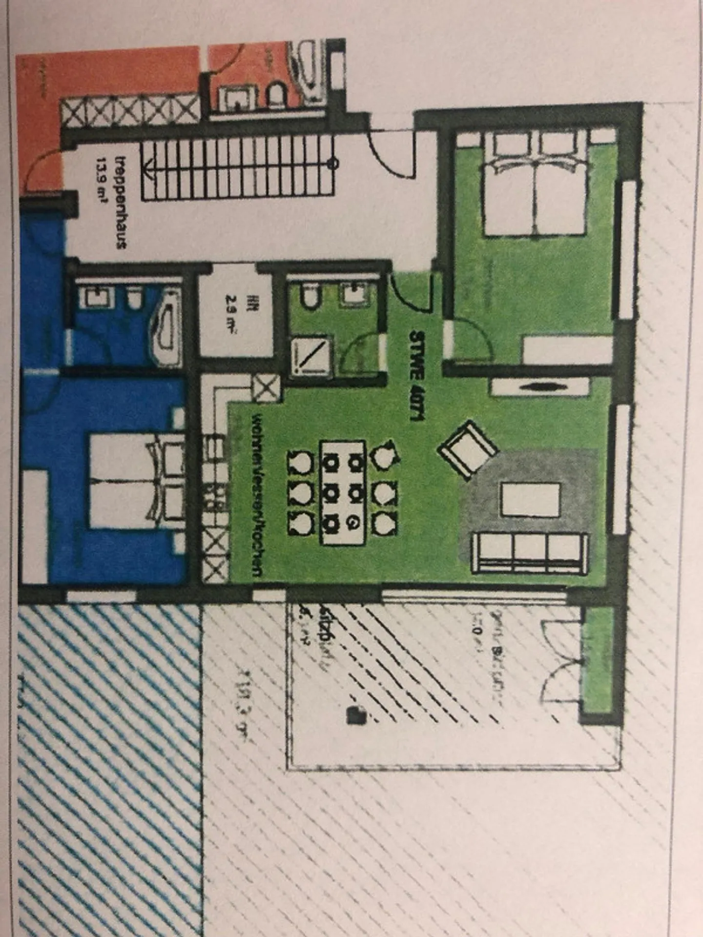 Modern 2.5 room apartment in the village center - with beautiful seating area - Photo 7 of 7