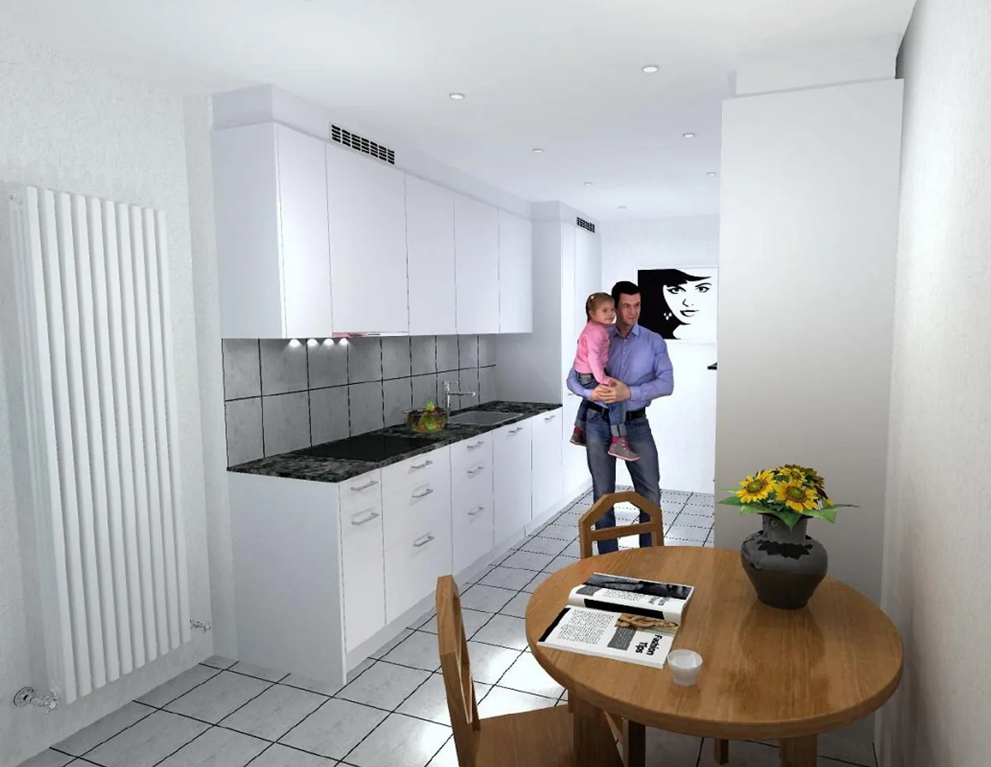 Completely Renovated 2.5-Room Apartment, Near Lion Monument, First Rental - Photo 3 of 5