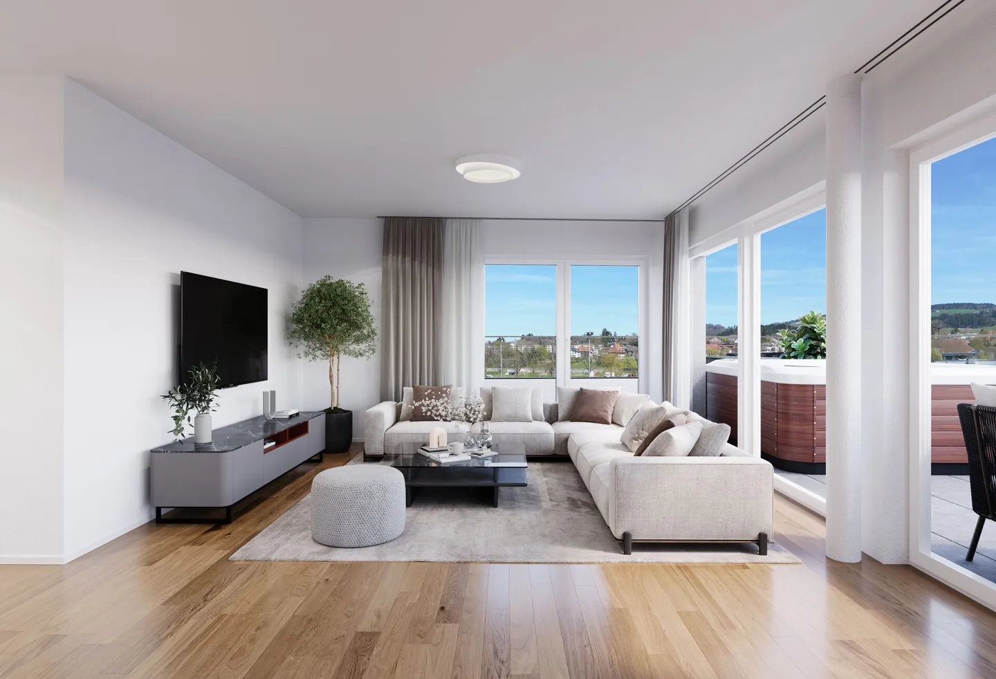 Appartamento attico da sogno con terrazza panoramica e vista lontana - Foto 1 di 7