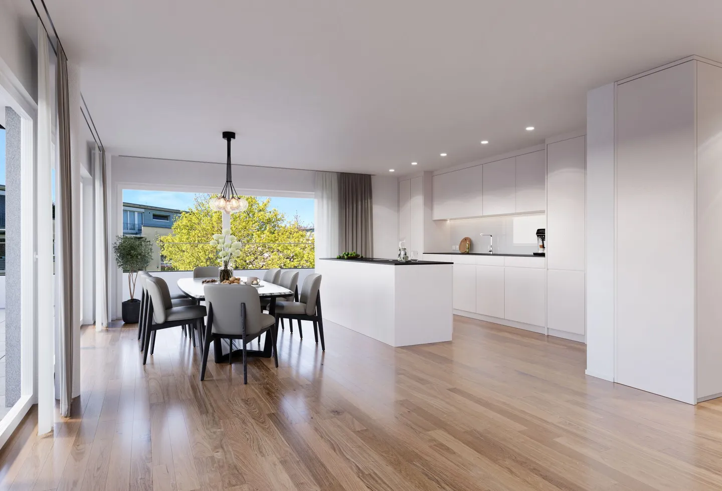 Appartamento attico da sogno con terrazza panoramica e vista lontana - Foto 5 di 7