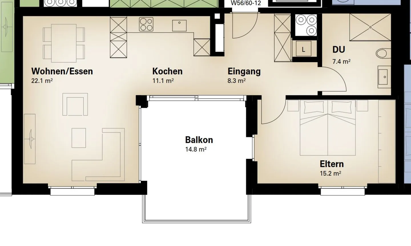 Votre nouveau chez-vous : lumineux et spacieux - Photo 8 sur 8