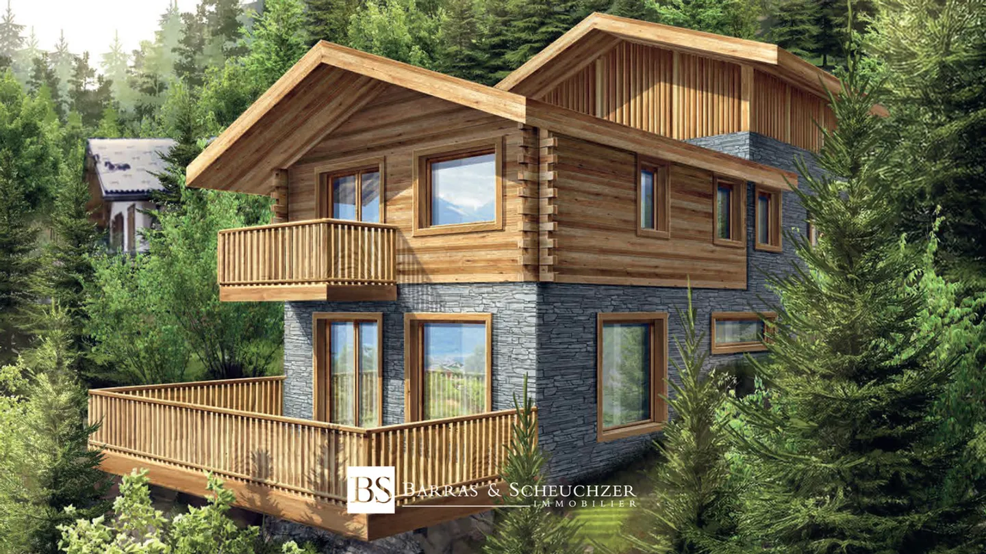 Wunderschönes neues Chalet auf dominantem Grundstück - Foto 1 von 6