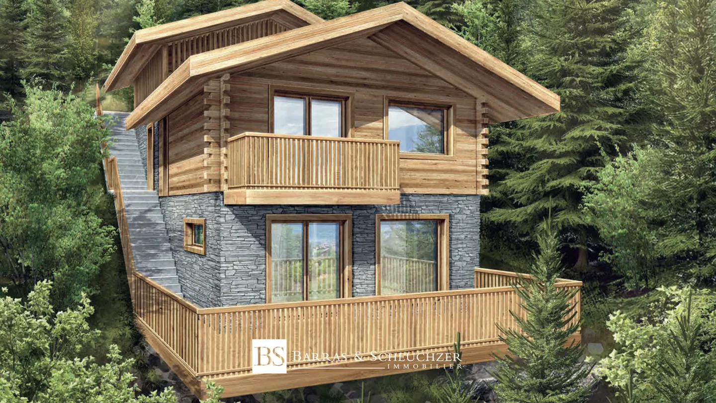 Wunderschönes neues Chalet auf dominantem Grundstück - Foto 5 von 6