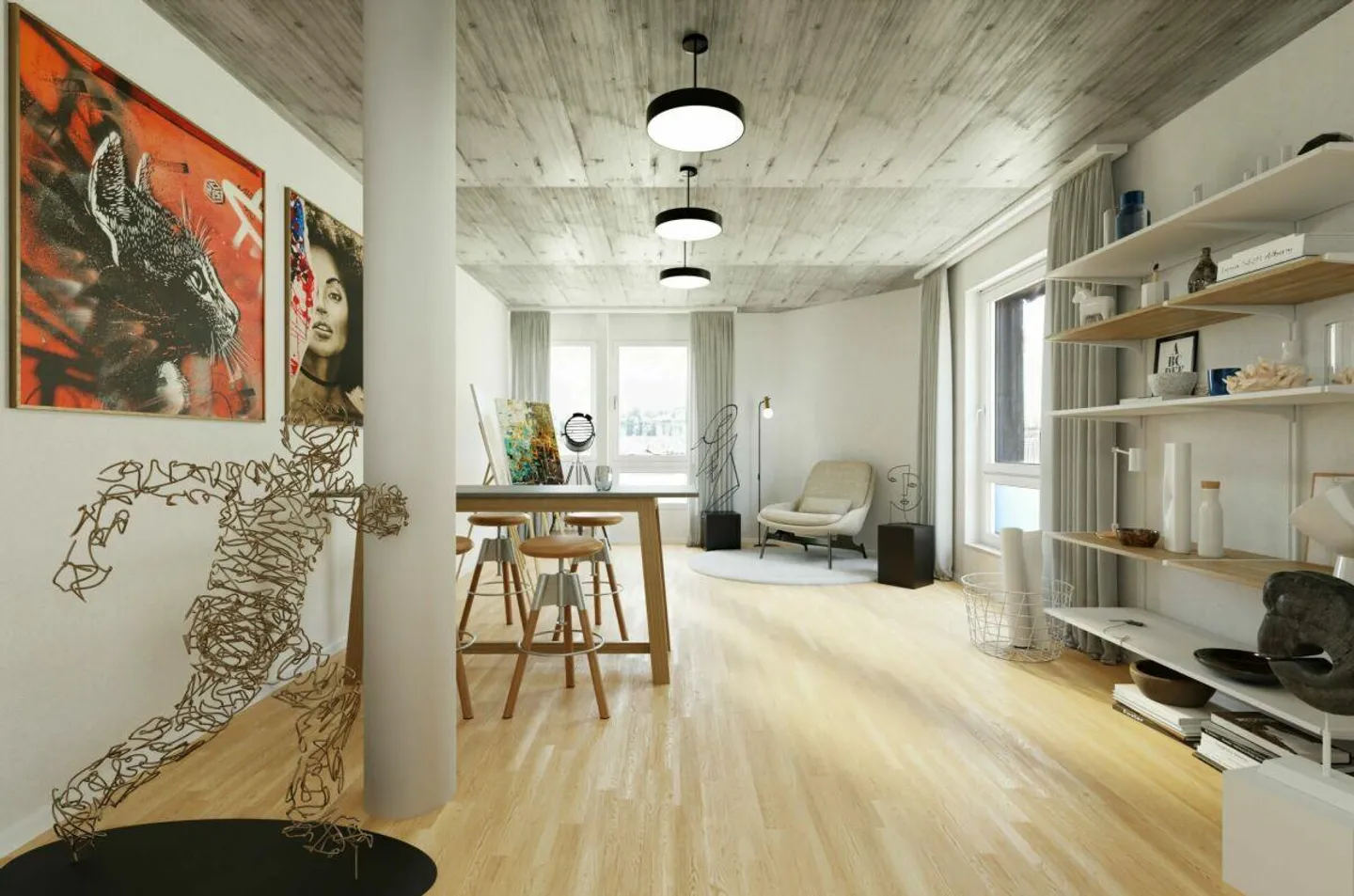 Partial area or rather alone? Office / commercial space directly at "Pu... - Photo 2 of 14