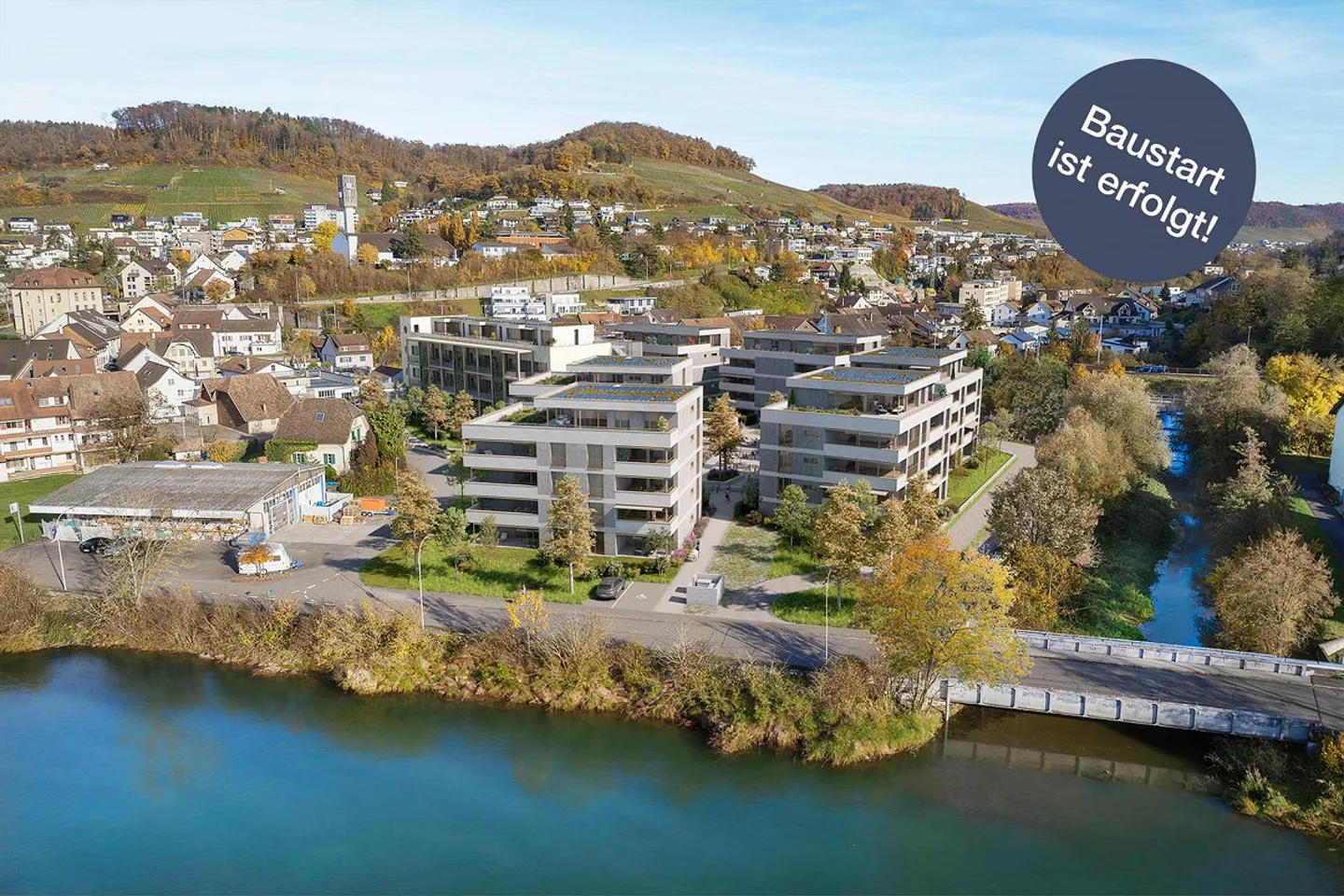 Moderne Wohnungen an der Aare - Foto 1 von 9