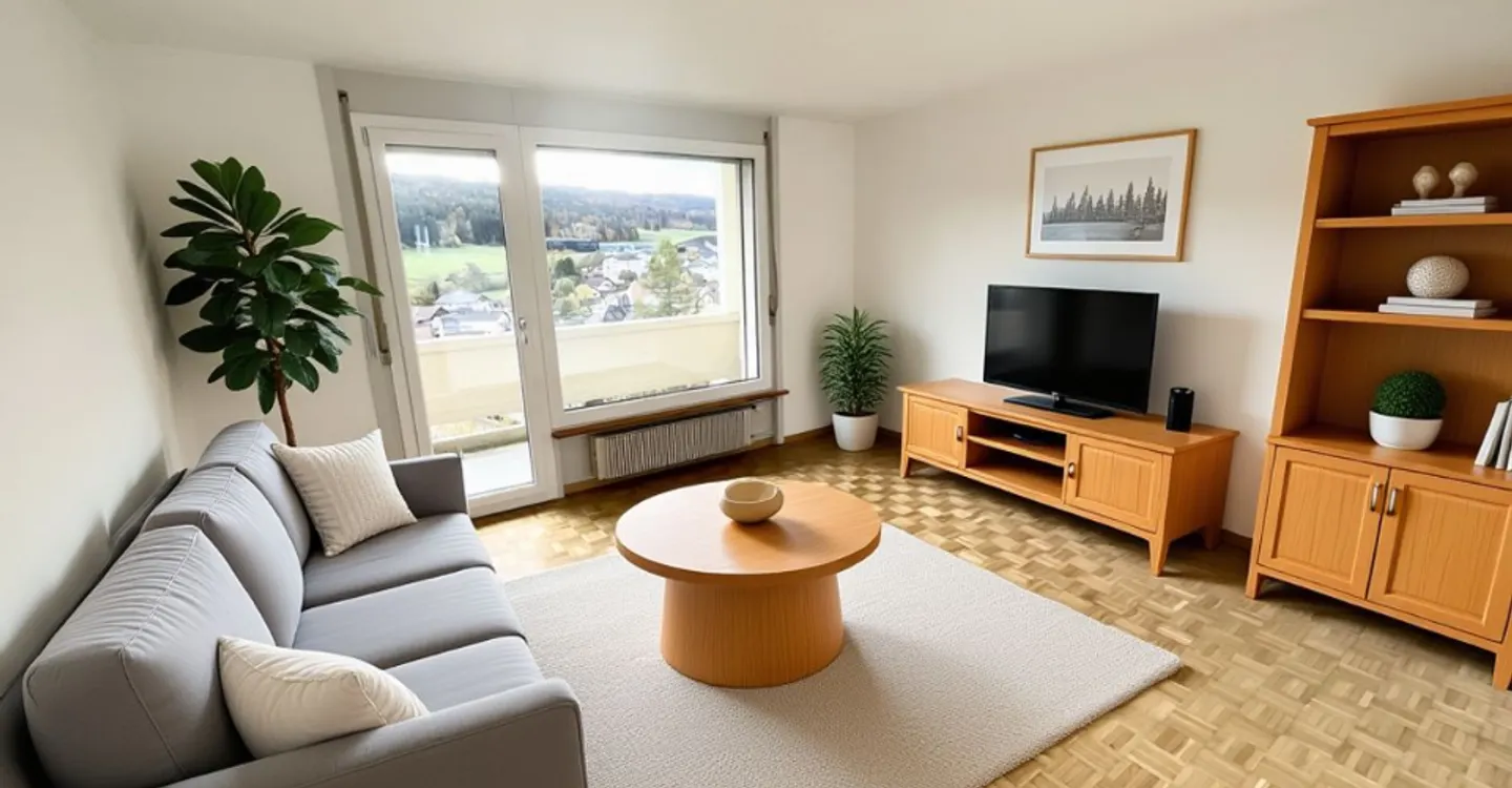 Charming 3.5-room apartment with balcony - Photo 2 of 6