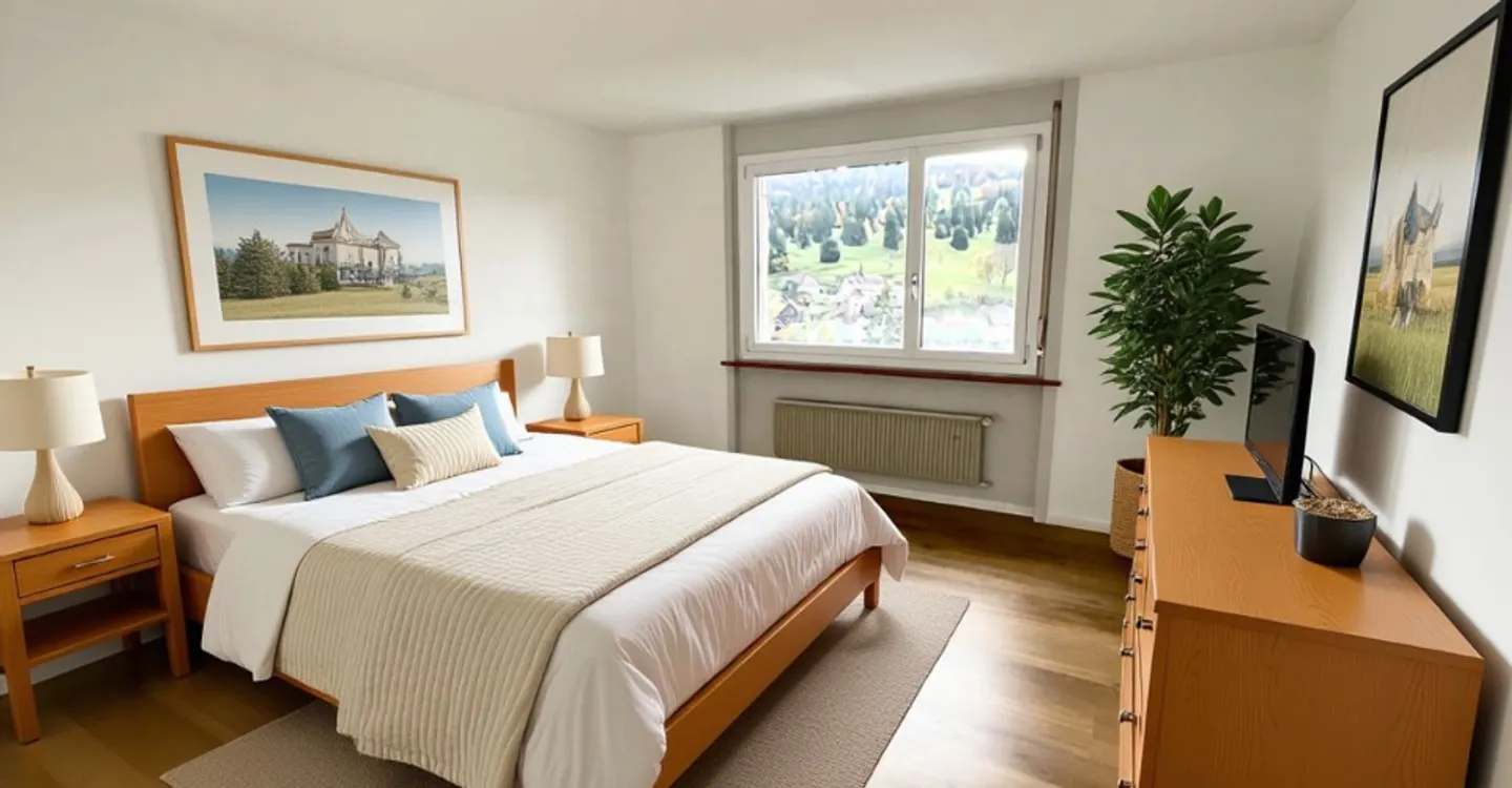 Charming 3.5-room apartment with balcony - Photo 3 of 6