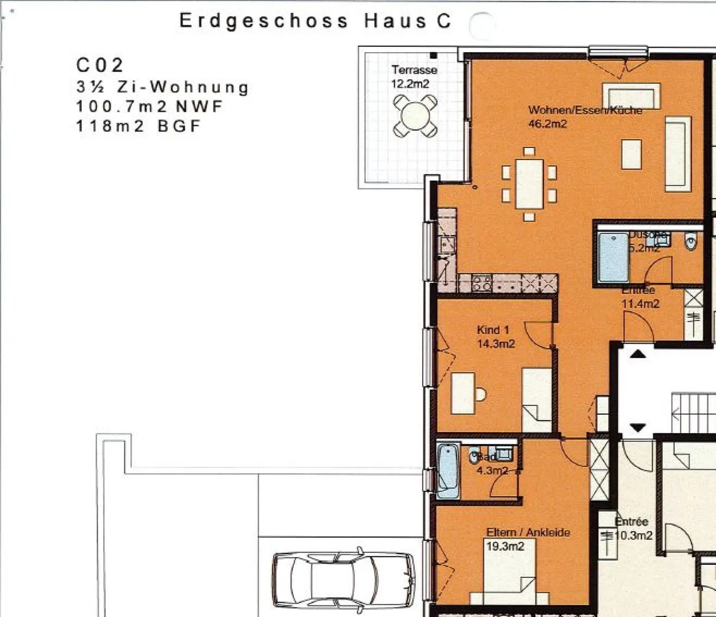 Appartamento moderno di 3,5 locali in affitto a Safnern - Foto 10 di 10