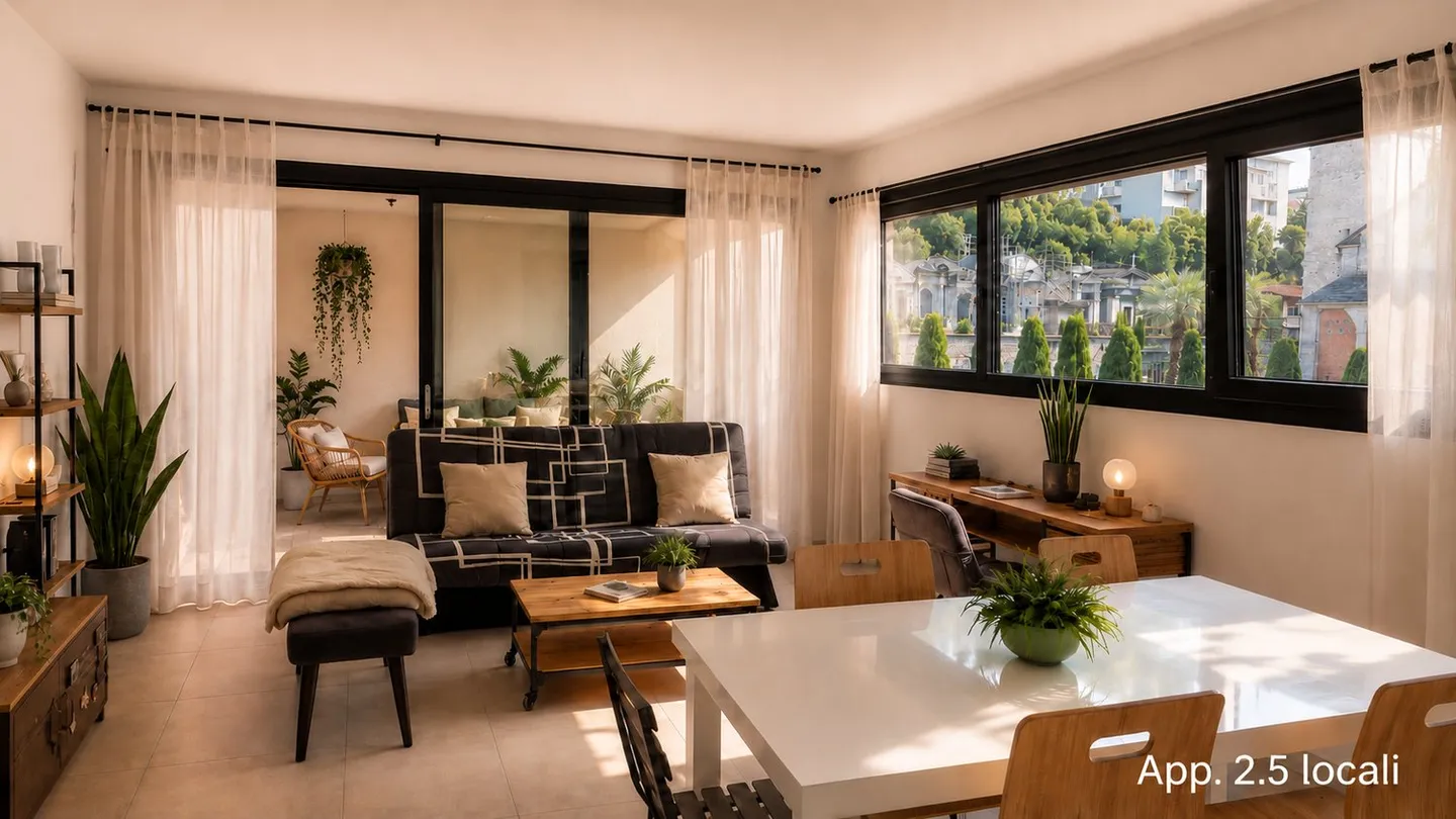 Luminose Wohnungen 2.5 und 3.5 Zimmer in Locarno – Neubau 2024 - Foto 1 di 14