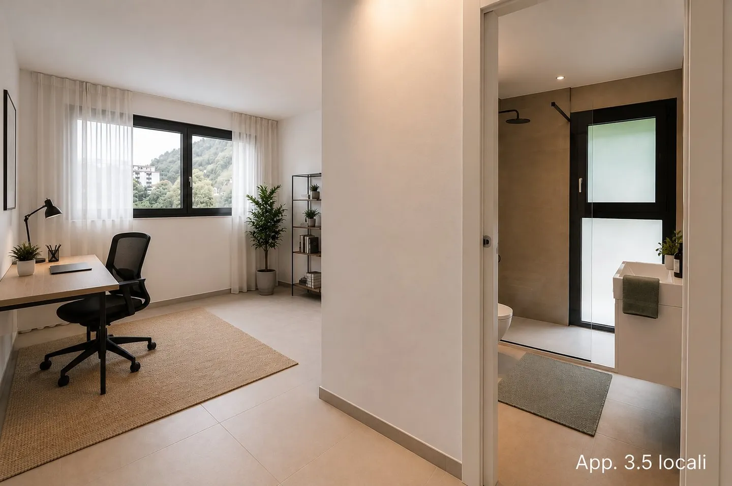 Luminose Wohnungen 2.5 und 3.5 Zimmer in Locarno – Neubau 2024 - Foto 10 di 14