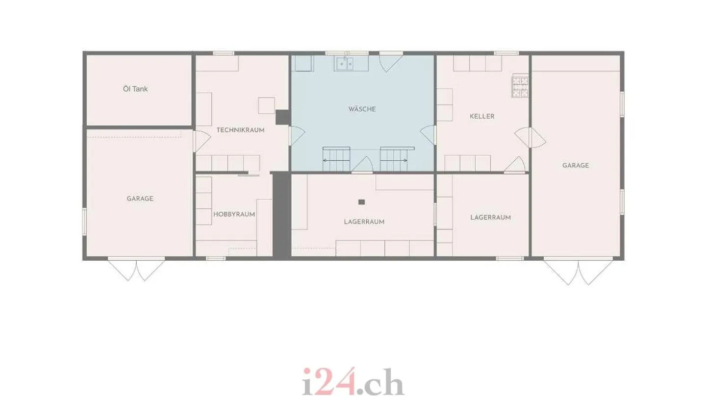 5.5-Room Single Family House with Fireplace, Modern Kitchen and Surrounding Garden - Photo 18 of 18