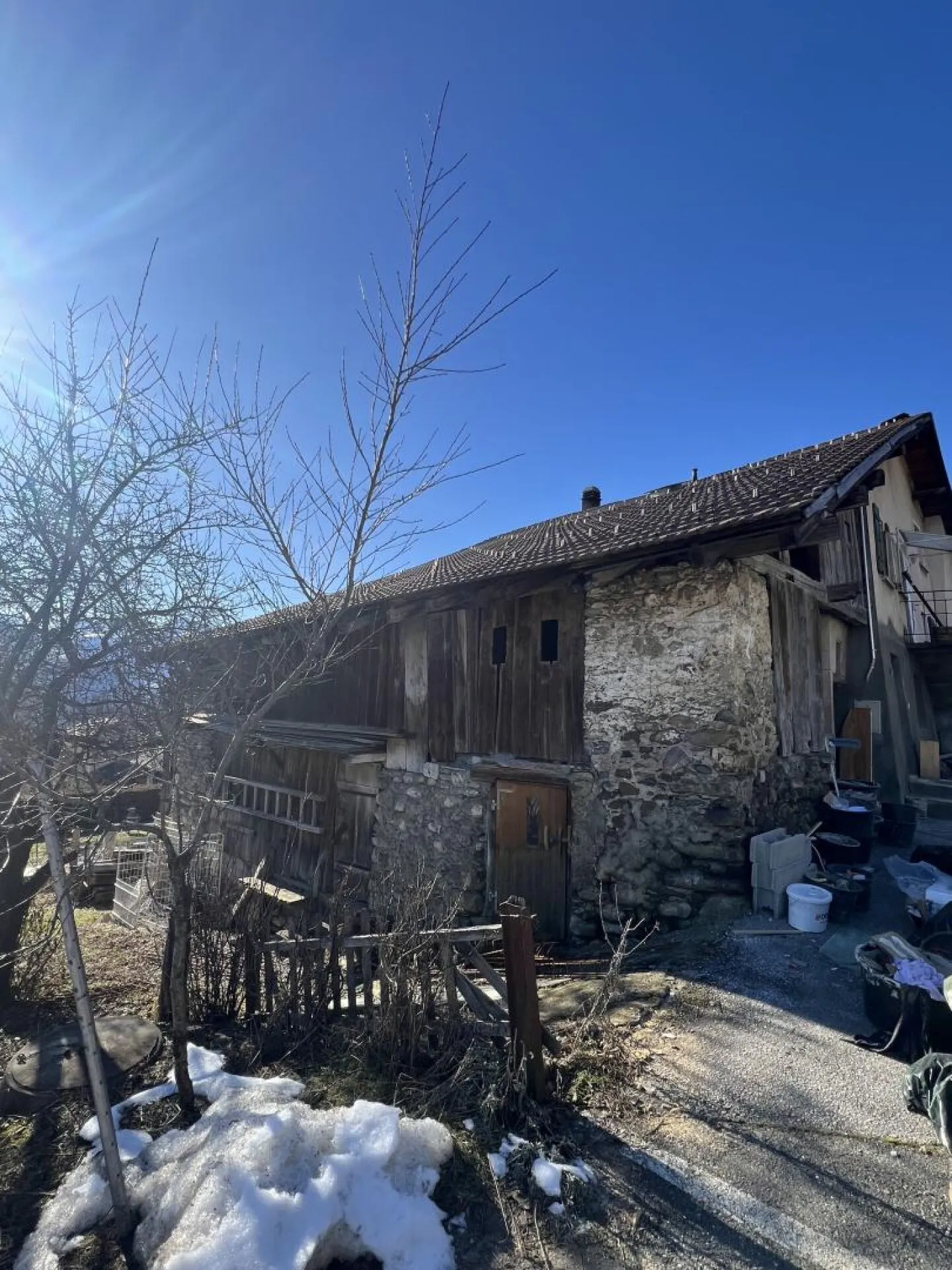 Scheune mit 3 Zimmern in Saxonne (Ayent) - Foto 3 von 10