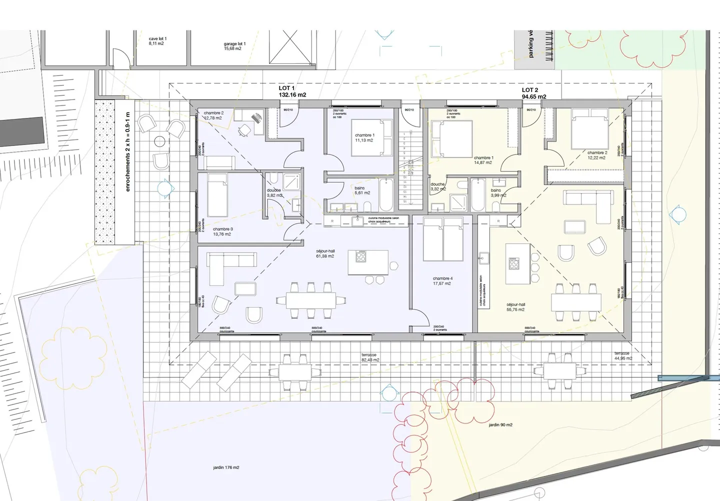 Nuovo appartamento a Lutry con giardino e 4 camere - Foto 4 di 12