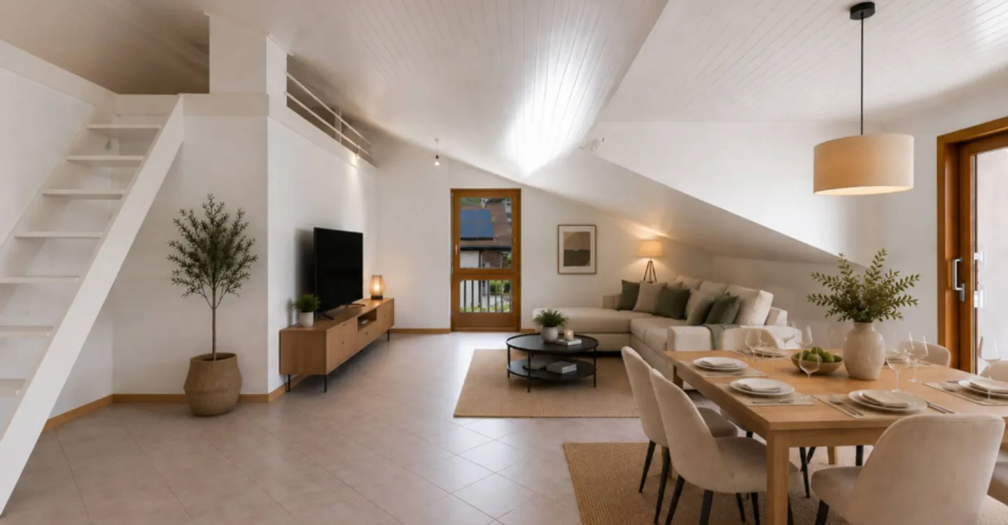 Close to Vevey: bright 4.5 rooms with independent office - Photo 5 of 10