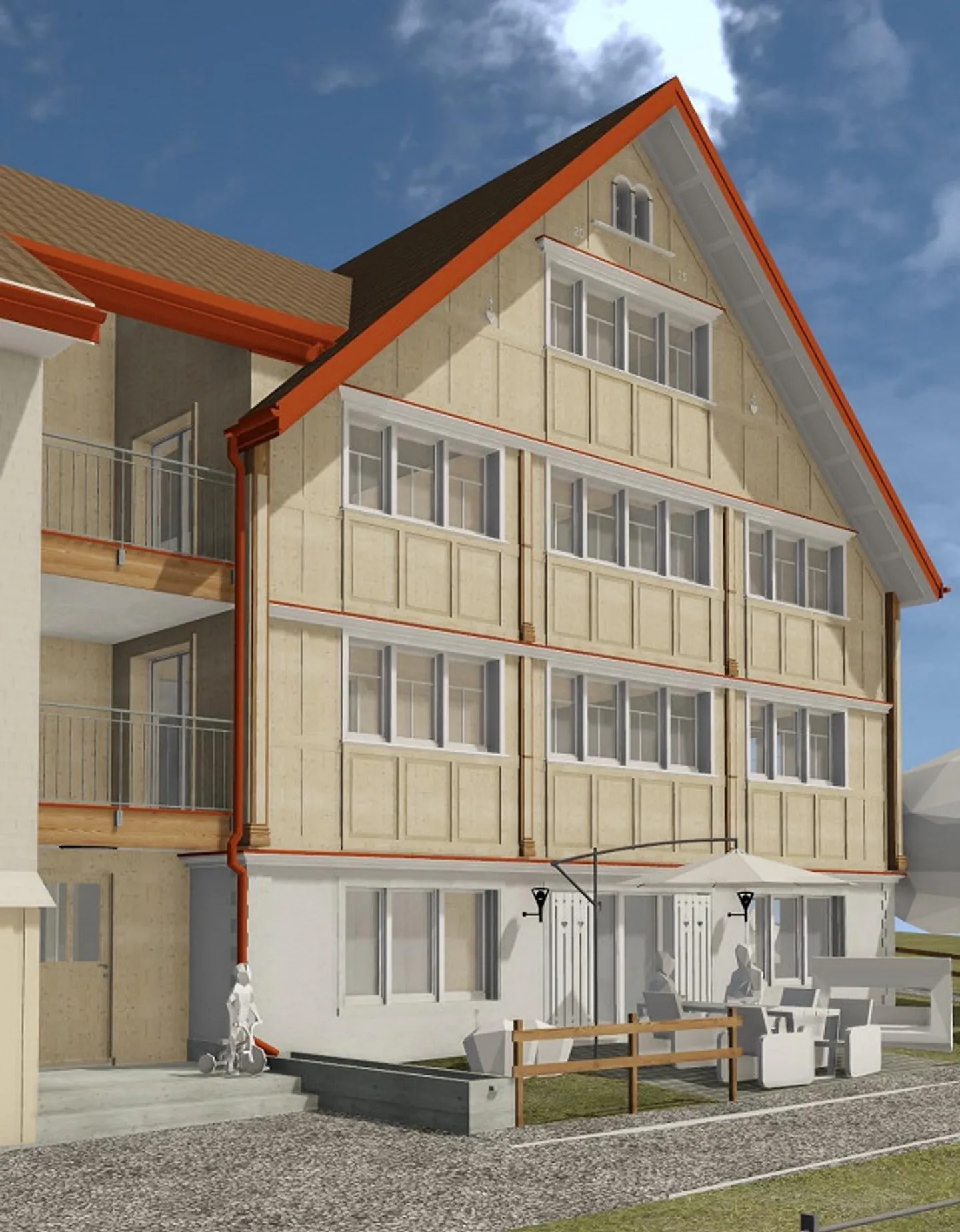 Newly built 3.5-room apartment in a dream location with a view of greenery - Photo 4 of 5