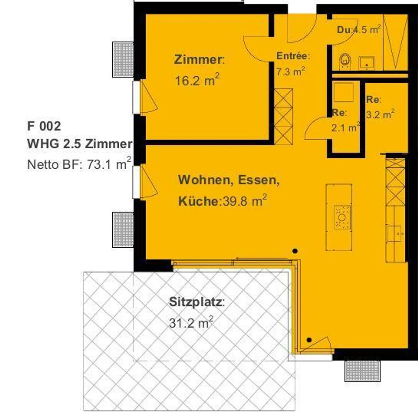 Appartement 2.5 pièces à Neunkirch - Photo 7 sur 7