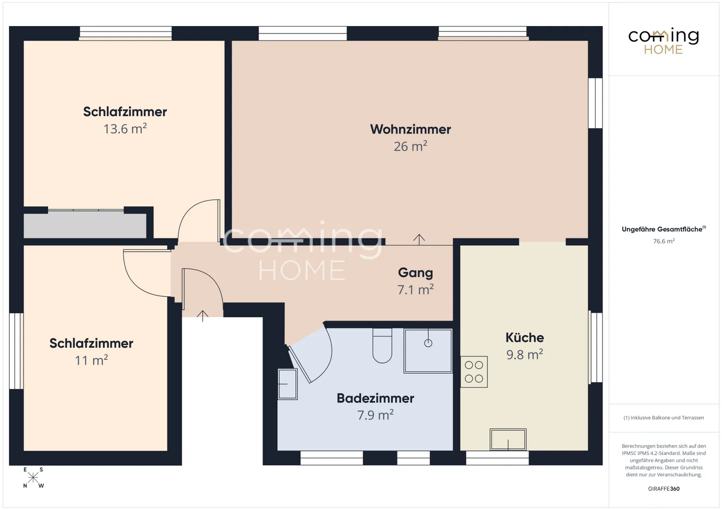 Gepflegte 3.5 Zimmer-Wohnung in Niederbipp mit Parkplatz - Foto 13 von 13