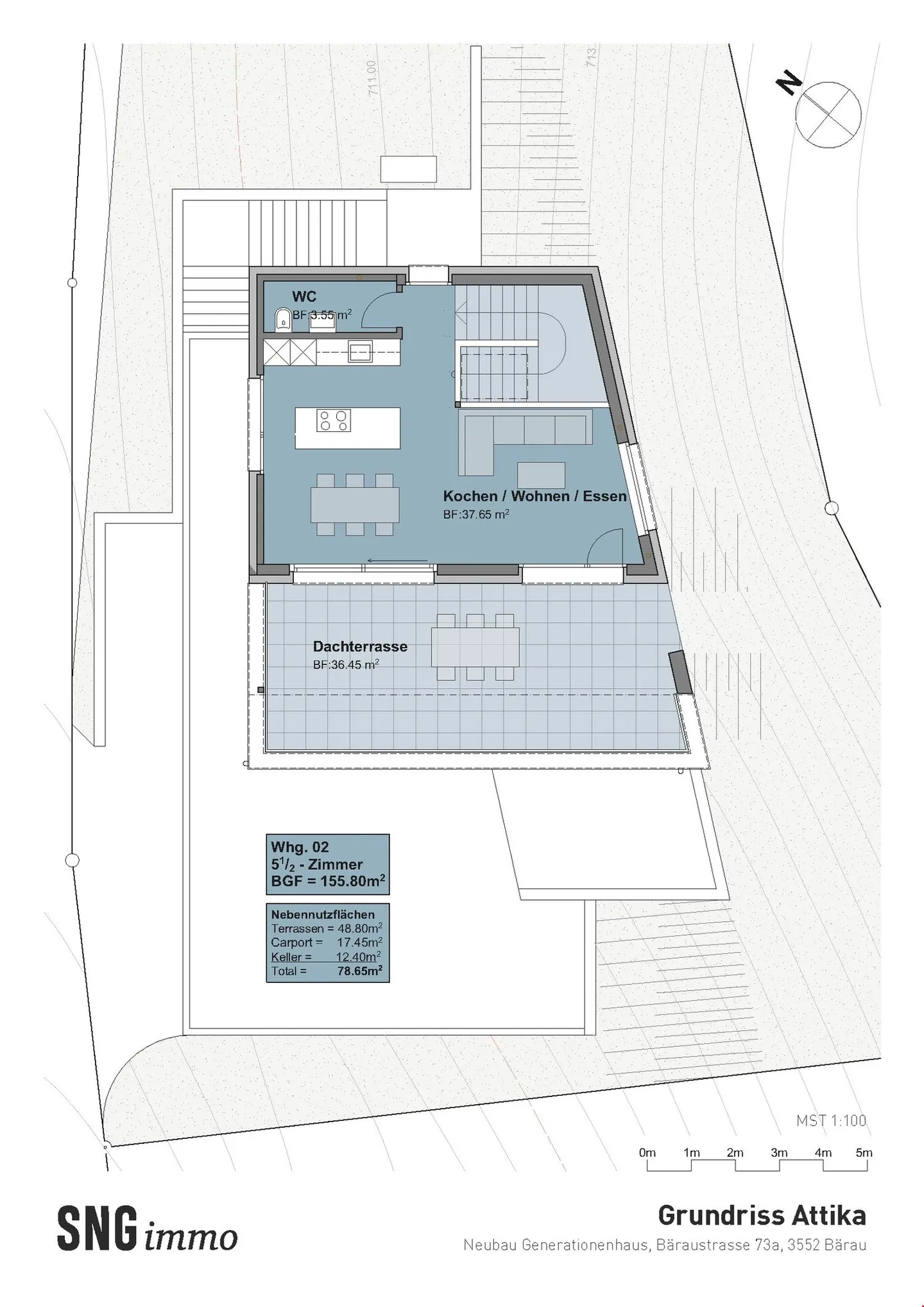 Casa bifamiliare di nuova costruzione in vendita a Bärau - Foto 7 di 13