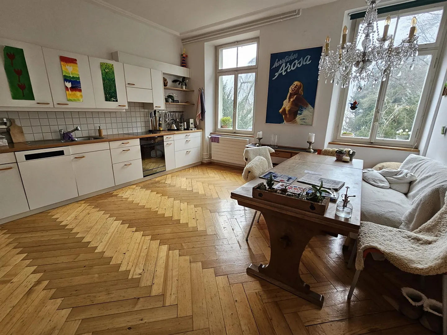 Grosse 5,5-Zi.-Whg., Amriswil, zentral, Echtholz-Parkett - Foto 2 von 11