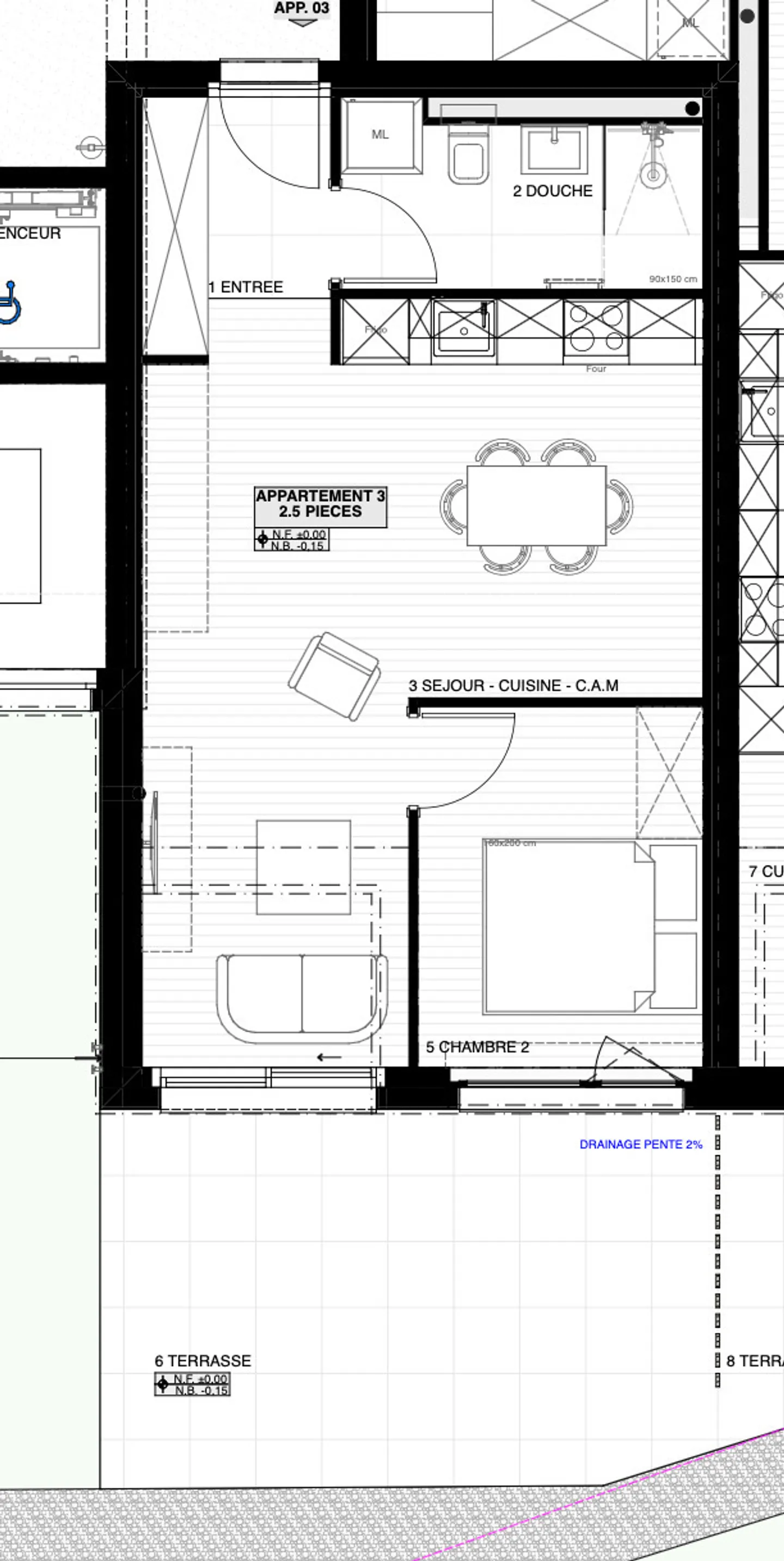 Neue Wohnung / Nebenkosten inbegriffen - Foto 2 von 2